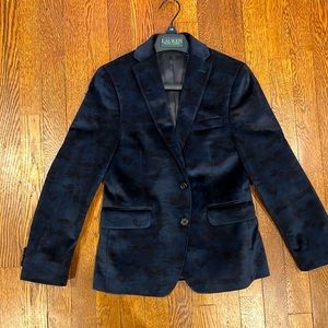 Lauren Ralph Lauren Blue Velvet Cameo Limited Sports Coat